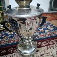 سماور نفتی و چراغ نفتی قدیمی