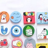 ساخت عمده مگنت رو یخچالی خمیر چینی|صنایع دستی و سایر لوازم تزئینی|تاکستان, |دیوار