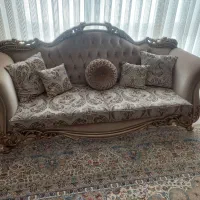 مبلمان ۹نفره ومیز غذا خوری ۸نفره بسیار تمیز|مبلمان خانگی و میز عسلی|اراک, |دیوار