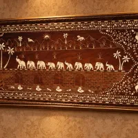 تابلو چوب ساج قدیمی