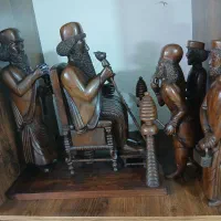 مجموعه ی کلکسیونی و بی نظیر مجسمه های چوبی|کلکسیون اشیاء عتیقه|تهران, نعمت‌آباد|دیوار