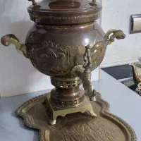 سماور ذغالی برنجی