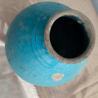 کوزه لعابی قدیمی عتیقه|کلکسیون اشیاء عتیقه|کرمان, |دیوار