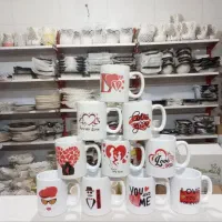 ماگ طرح لاو شکرستان دختر لیوان سرامیکی چینی|ظروف سرو و پذیرایی|قم, باغ شریفی|دیوار