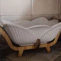 کاسه سرامیکی با استند چوبی