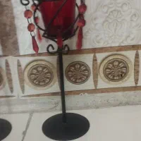 شمعدانی یلدایی وفانوس|کلکسیون اشیاء عتیقه|پاکدشت, خاتون آباد|دیوار