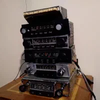 رادیو  بنز بی ام و فولکس پورشه آریا شاهین قدیمی