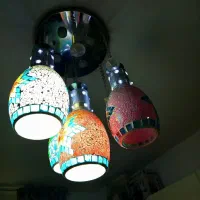 لوستر|لوستر و چراغ آویز|سمنان, |دیوار