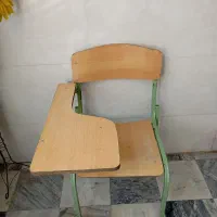 صندلی چوبی دسته دار تا شو سالم دانش اموزی دانشجویی