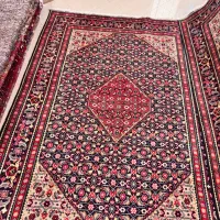 جفت ۶ متری دستبافت ماهی زمینه سرمهای گوشتدار|فرش|تهران, یوسفآباد|دیوار