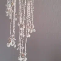 فروش آویز صدف طبیعی کاردست|لوستر و چراغ آویز|رشت, فلسطین|دیوار