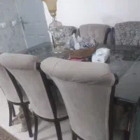 مبلمان هفت نفره  همراه میز شش نفره ناهار خوری