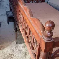 تخت چوبی|تخت و سرویس خواب|شازند, |دیوار