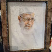 تابلوی فرش رهبر شهید