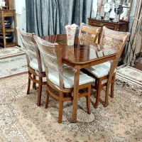 میز ناهار خوری2و4نفره دست اخرکارگاه مناسب جهیزیه
