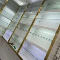 کابینت با کیفیت مغازه با هایگلس های مربوطه