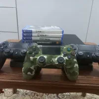 PS4 Pro تمیز همراه دسته و بازی|کنسول، بازی ویدئویی و آنلاین|باقرشهر, |دیوار