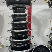 سرویس قابلمه ۱۴ پارچه گرانیتی ( جمع کردن مغازه)|ظروف پختوپز|سنندج, |دیوار