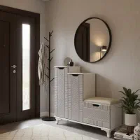 جاکفشی جا کفشی مبلی پلکانی نشیمن دار