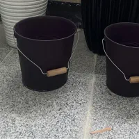 گلدان سطلی فلزی|گل و گیاه طبیعی|کرمانشاه, |دیوار