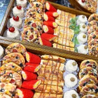 انواع فینگرفود.دسرمجلسی.میوه آرایی.حلوا مجلسی
