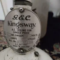 پنکه سقفی عطیقه انگلیسی