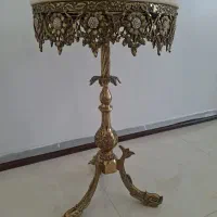 میز تلفن برنجی سالم