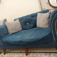 مبل هفت نفره رنگ سرمه ای ،طوسی