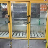 یخچال ۳درب موتوردانفوس اصل وقفسه فروشگاهی درحدنو