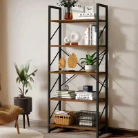 کتابخانه ۵ طبقه مدرن / قفسه / شلف / دکور / ویترین