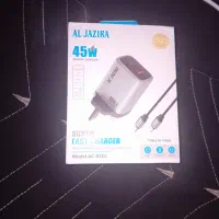 شارژر سامسونگ تایپ سی فست شارژ.  با دو خروجی ۴۵وات