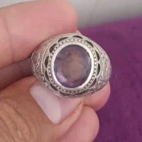 انگشتر نقره آمیتیست