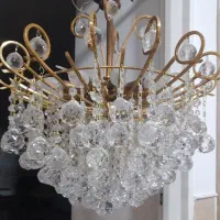 لوستر کریستالی قطر۵۲|لوستر و چراغ آویز|قم, بنیاد|دیوار