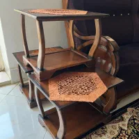 میز جلو مبلی و گل میز عسلی|مبلمان خانگی و میز عسلی|کازرون, |دیوار