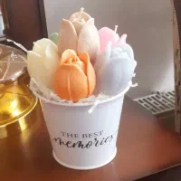 باکس گل شمع