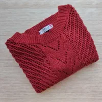 بافت گیپور زرشکی ترک