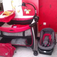 ست کالسکه ، کریر ، تخت و پارک ، صندلی غذای کودک