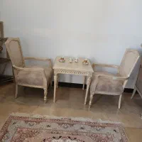 ست دو نفره حصیری قهوه خوری|مبلمان خانگی و میز عسلی|تهران, درب دوم|دیوار