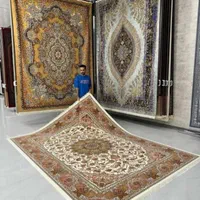 فرش رنگ کرم گردویی ۱۲۰۰شانه معراج کاشان ۱۲متری|فرش|شیراز, شهرک سراج‎|دیوار