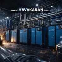 کمپرسور اسکرو درایرتبریدی مخزن بوسترDirect 55kw