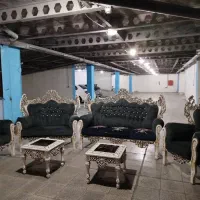 مبل سلطنتی 7 نفره همراه با گلمیز|مبلمان خانگی و میز عسلی|شیراز, شهرک گلستان|دیوار