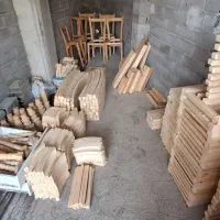 ۵۰ تا صندلی کلاف نشده به همراه تعدادی میز و صندلی
