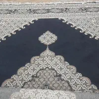 فرش ۱۲ متری ۵۰۰ شانه زمینه سرمه ای