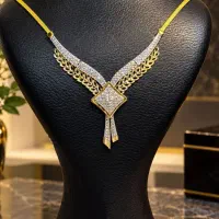 گردنبند طلا خیلی شیک فقد با ۴%