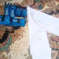 لباس کاراته همراه با دستکش و روپا و ساقبند