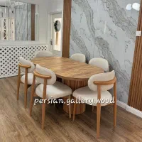 اِلورین مجموعه میزهای ناهارخوری پرشین گالری وود|میز و صندلی غذاخوری|تهران, جنت‌آباد مرکزی|دیوار