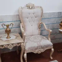 ست مبل کلاسیک چوب راش همراه میز غذا خوری ست|مبلمان خانگی و میز عسلی|اقبالیه, |دیوار