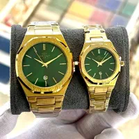 ساعت موتور ژاپن ست فلزی مربع با گارانتی