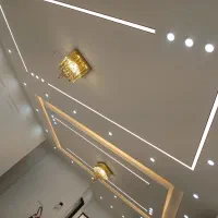 اجرای لاین نوری/لاینر/کناف/برق