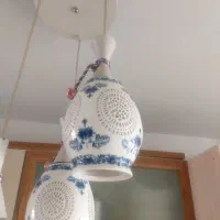 لوستر چینی قلم آبی|لوستر و چراغ آویز|تهران, چیتگر شمالی|دیوار